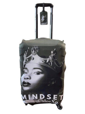 Queen mindset suitcase cover